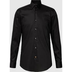 HUGO BOSS Hank Kent Long Sleeve Shirt - Black