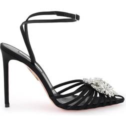 Aquazzura Crystal Margarita - Black