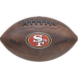 Wilson NFL San Francisco 49ers Color Logo Football - Brown