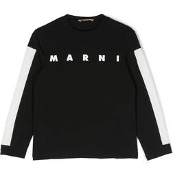 Marni Logo Print Colour Sweatshirt - Black