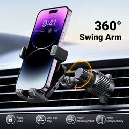 Shein Car Gravity Air Vent Mount Phone Holder for 4.7-7.2 inch Phones