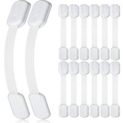 Shein Baby Safety Multifunctional Adhesive Plastic Cabinet Strap Lock For Bathroom Kitchen