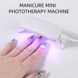Shein 1pc Mini 6w Uv Led Nail Dryer Usb Nail Gel