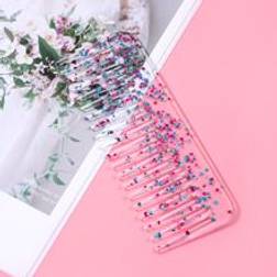 Shein Glitter Wide Tooth Comb, 1pc Hair Brush/ Hair Comb