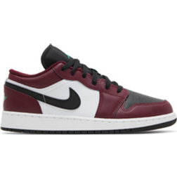 NIKE Air Jordan 1 Low SE GS - Dark Beetroot/Roma Green/White/Black