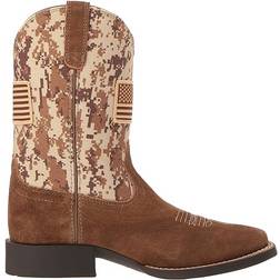 Ariat Kid's Patriot Western Boot - Antique Mocha/Sand Camo Print