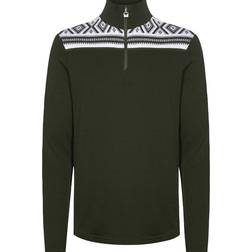 Dale of Norway Cortina Basic Wool Sweater Merino - Dark Green