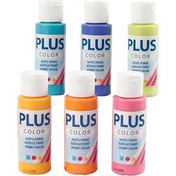 Plus Craft Paint Colourful 6x60ml