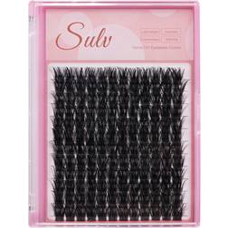 Shein 1 Box Black Thick Cluster False Eyelashes, 120pcs Single Length Available 8mm/10mm/12mm/14mm/15mm/16mm/18mm/20mm Fiber False Lashes To Extend D Cu