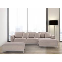 Beliani Left Hand Corner Sofa 270cm 4 Seater