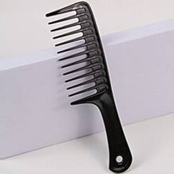 Shein Plastic Black Wide Toothed Comb Set