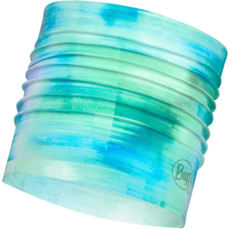 Buff CoolNet UV Half Neckwear Unisex - Marbled Turquoise