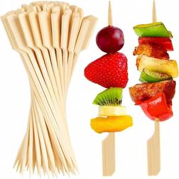 Shein 100pcs Bamboo Paddle Grillspett 100st 12cm