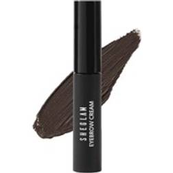 Shein Striking Brow Gel-Dark Brown Waterproof Eyebrow Cream Long Lasting Highly Pigmented Filling Eyebrow Balm With Small Brush