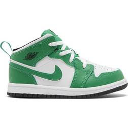 Nike Air Jordan 1 Mid TD - Lucky Green/White/Black