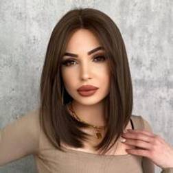 Shein 7JHH WIGS Brown Short Straight Bob Wigs