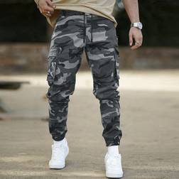 Shein Manfinity Homme Men Camo Print Flap Pocket Cargo Pants