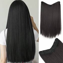 Shein 16 Inch 20 Inch 24 Inch Straight Brown Black Synthetic V Hair Extension