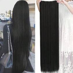 Shein Schwarze Extra Lange Glatte Haarverlängerungen 20-40 Zoll