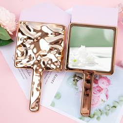 Shein Portable Handle Mirror With Plating Style
