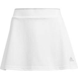 Adidas Girl's Club Skirt - White/Grey Two (GK8169)