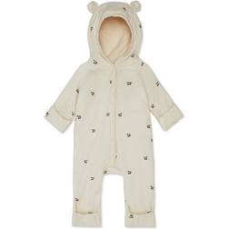 Konges Sløjd New Born Onesie with Hood - Cherry (KS2601)