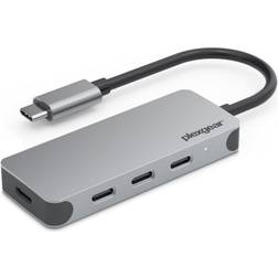 Plexgear USB-C-hubb 4-vägs
