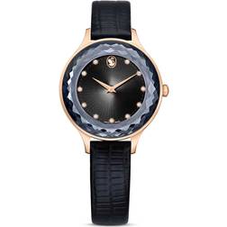 Swarovski Octea Nova Black Black Leather Black