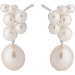 Pernille Corydon Ocean Treasure Earsticks - Silver/Pearl