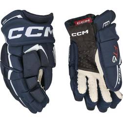 CCM Hockeyhandskar Jetspeed FT6 Jr Navy/White