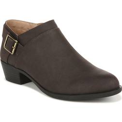 LifeStride Alexi Shootie Boots Dark Chocolate Synthetic Suede