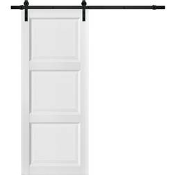 Sarto Sturdy Barn Frosted Interior Door Clear Glass S 0502-Y R (x)