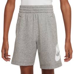 Nike Sportswear Club Fleece Big Kids' French Terry Shorts in Grey, FD2997-063