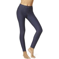 Hue Essential Denim Leggings - Deep Indigo Wash