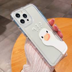 Shein 1pc Cartoon Duck Design Anti-shock Phone Case