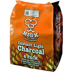 Big K Instant Light Charcoal 4-pack