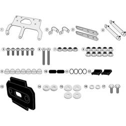 Givi Specific mounting kit for toolbox S250, Motorcycle-specific luggage, TL3112KIT