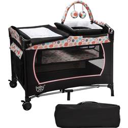 Costway 4 in 1 Convertible Portable Baby Playard with Changing Station