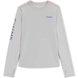 Simms Kid's Solar Tech Crewneck - Sterling/Trout