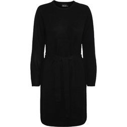 Pieces Women's Pcjuliana LS Roll Neck Knit Dress - Black