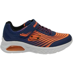 Skechers Kid's Microspec Max II Sneakers - Navy/Orange