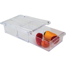 Gimex kühlschrank-einschubfach, 2er-set, transparent