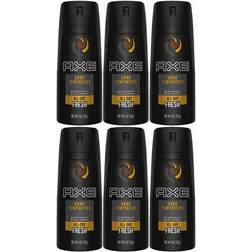 Axe Men Dark Temptation 48H Fresh Deodorant Spray 6x 5.07 5.1fl oz