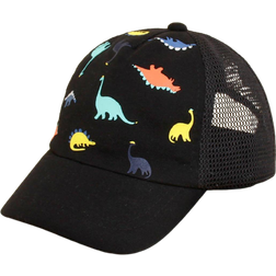 Shein Baby Dinosaur Pattern Sun Protection Baseball Cap - Black
