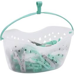 JVL Starka Aqua/ grå/vit Klädkrok
