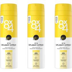 8x4 anti-perspirant splashy citrus nÂ°16 48h protection 150ml