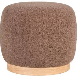 House Nordic Belfort Brown Pouffe 40cm