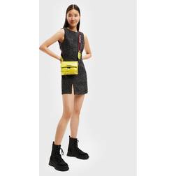 Desigual Stylish Leopard Print Dress - Black