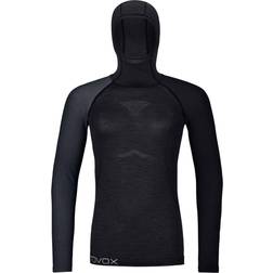 Ortovox Comp Light Hoody Merino base layer Women's Black Raven