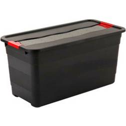 Keeeper Contenedor Transporte con Tapa y Cierre Deslizante 79,5 x 39,5 x 40 cm 83 l Caja de almacenamiento